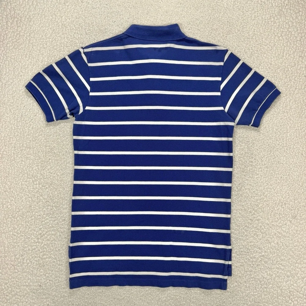 VTG Polo Ralph Lauren Shirt Men's M Striped Pony Preppy Y2K Casual Quiet Luxury
